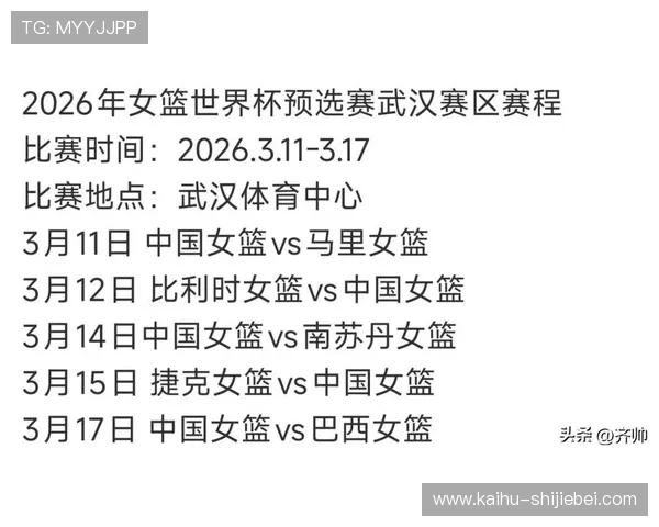 2026年世界杯亚洲区预选赛赛程公布，重点比赛时间及晋级路径全解析